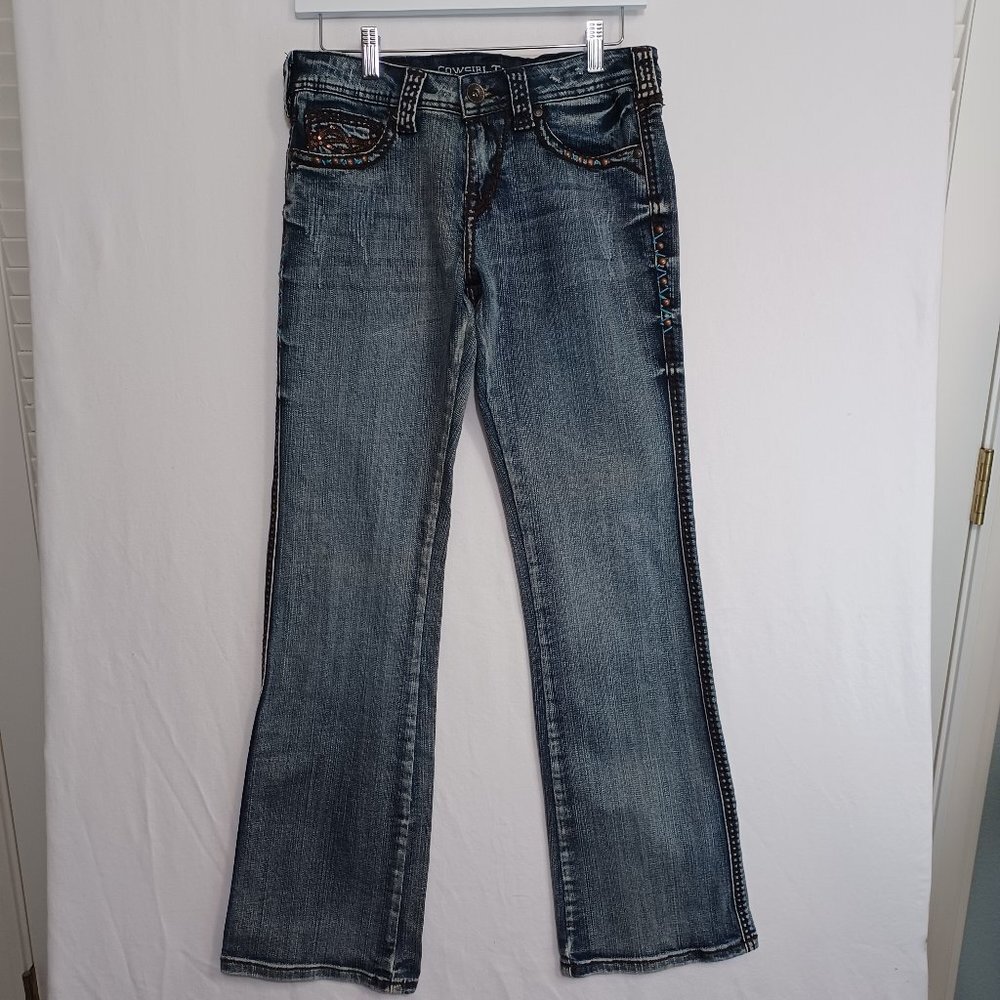 Cowgirl Tuff‎ Co Copper Bling Jeans Western Style